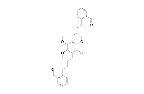 1,4-bis[4'-(2''-Formylphenyl)butyl]-2,3,5,6-tetramethoxy benzene