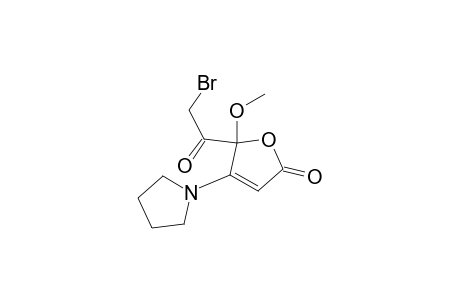 5-Bromoacetyl-5-methoxy-4-(pyrrolidin-1-yl)-furan-2(5H)-one