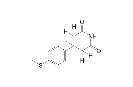 3-methyl-3-[p-(methylthio)phenyl]glutarimide