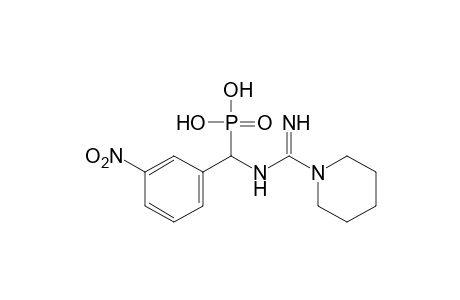 [m-nitro-alpha-[(1-piperidinoformimidoyl)amino]benzyl}phosphonic acid