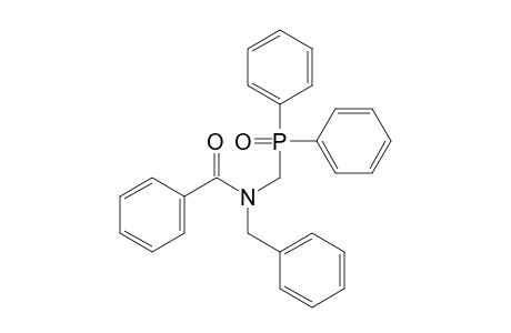 N-(diphenylphosphorylmethyl)-N-(phenylmethyl)benzamide