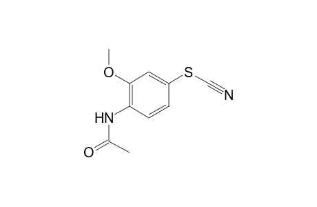 thiocyanic acid, 4-acetamido-3-methoxyphenyl ester