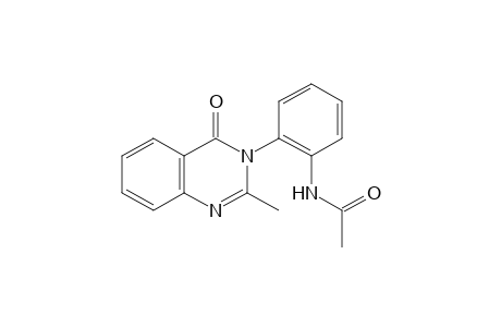 2'-(2-methyl-4-oxo-3(4H)-quinazolinyl)acetanilide