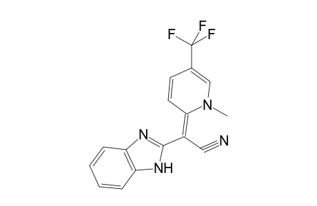 (2E)-1H-Benzimidazol-2-yl(1-methyl-5-(trifluoromethyl)-2(1H)-pyridinylidene)ethanenitrile