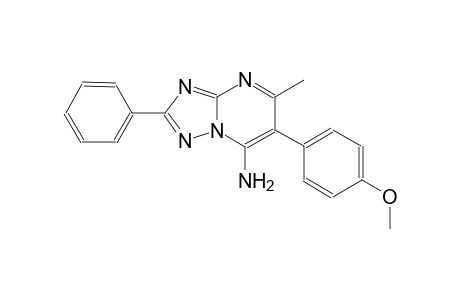 [1,2,4]triazolo[1,5-a]pyrimidin-7-amine, 6-(4-methoxyphenyl)-5-methyl-2-phenyl-