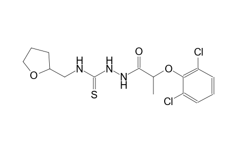 2-[2-(2,6-dichlorophenoxy)propanoyl]-N-(tetrahydro-2-furanylmethyl)hydrazinecarbothioamide