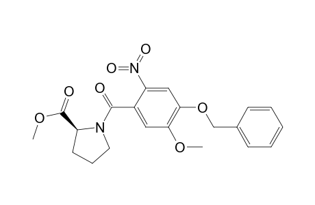 Methyl (2S)-N-(4-benzyloxy-5-methoxy-2-nitrobenzoyl)pyrrolidine-2-carboxylate