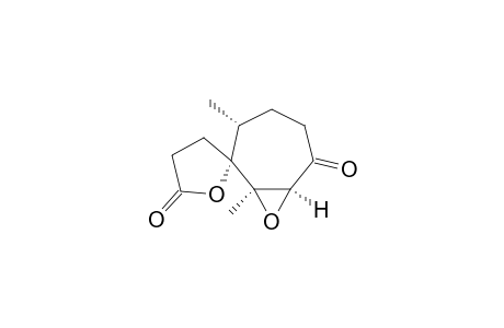 (1S,5R,6R,7R)-5,7-dimethylspiro[8-oxabicyclo[5.1.0]octane-6,5'-oxolane]-2,2'-dione