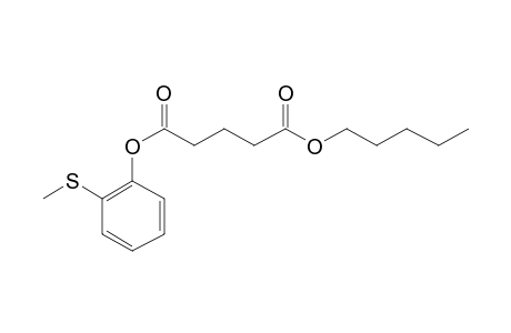 Glutaric acid, 2-(methylthio)phenyl pentyl ester