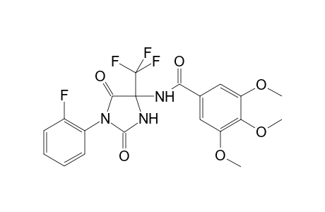 Benzamide, N-[1-(2-fluorophenyl)-2,5-dioxo-4-(trifluoromethyl)-4-imidazolidinyl]-3,4,5-trimethoxy-