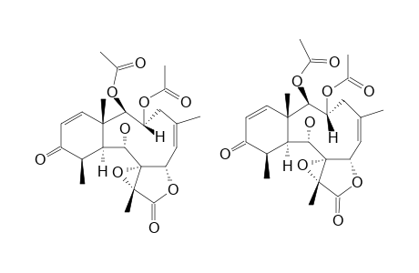 EXCAVATOLIDE-Q;(1S*,2R*,3R*,5Z,7S*,8S*,9S*,10S*,11R*,13Z,17R*)-2,3-DIACETOXY-8,17-EPOXY-9-HYDROXYBRIARA-5,13-DIENE-12,18-DIONE