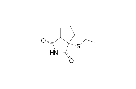 2,5-Pyrrolidinedione, 3-ethyl-3-(ethylthio)-4-methyl-