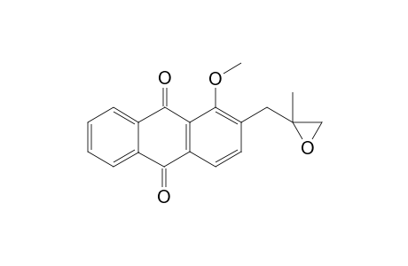 1-Methoxy-2-(2'-methyloxiran-2-ylmethyl)anthraquinone