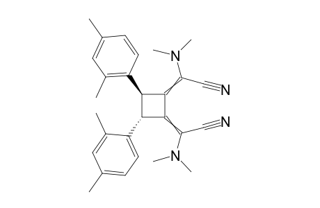 2-[(3S,4S)-2-[Cyano(dimethylamino)methylene]-3,4-bis(2,4-dimethylphenyl)cyclobutylidene]-2-(dimethylamino)acetonitrile