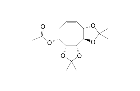 (1S,5S,6R,7R,8R)-1-O-ACETYL-5,6:7,8-BIS-(IOSPROPYLIDENEDIOXY)-3-CYCLOCTEN-1-OL