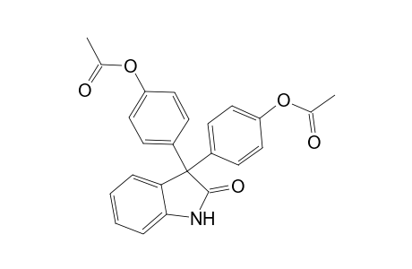 3,3-bis(p-Hydroxyphenyl)-2-indolinone, diacetate (ester)