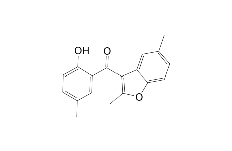 (2,5-Dimethyl-1-benzofuran-3-yl)(2-hydroxy-5-methylphenyl)methanone