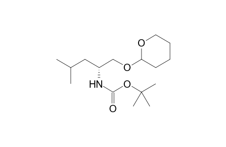 tert-butyl N-[(1R)-3-methyl-1-(tetrahydropyran-2-yloxymethyl)butyl]carbamate