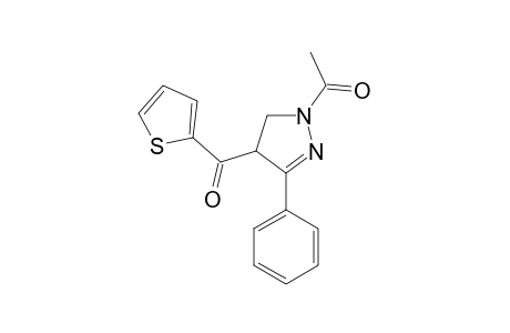 (1-Acetyl-3-phenyl-4,5-dihydro-1H-pyrazol-4-yl)(2-thienyl)methanone