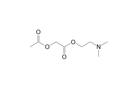 Acetoxyacetic acid, 2-dimethylaminoethyl ester