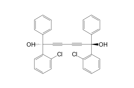 (-)-1,6-bis(o-chlorophenyl)-1,6-diphenyl-2,4-hexadiyne-1,6-diol