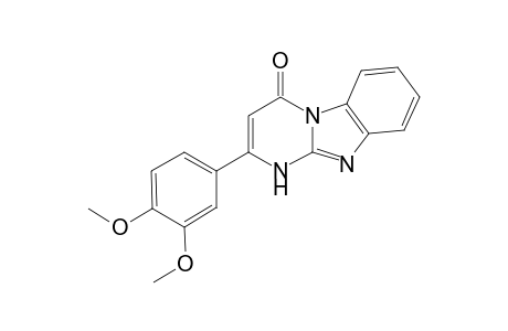 pyrimido[1,2-a]benzimidazol-4(1H)-one, 2-(3,4-dimethoxyphenyl)-