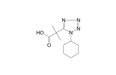 1-CYCLOHEXYL-alpha,alpha-DIMETHYL-1H-TETRAZOLE-5-ACETIC ACID