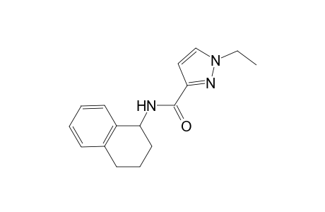 1-ethyl-N-(1,2,3,4-tetrahydro-1-naphthalenyl)-1H-pyrazole-3-carboxamide