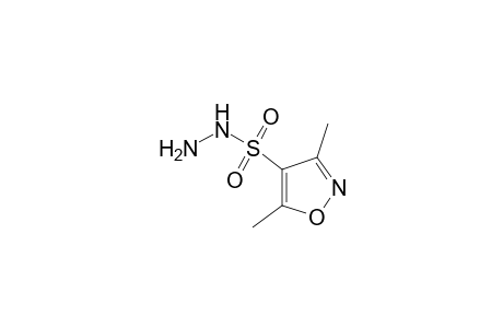 3,5-dimethyl-4-isoxazolsulfonic acid, hydrazide