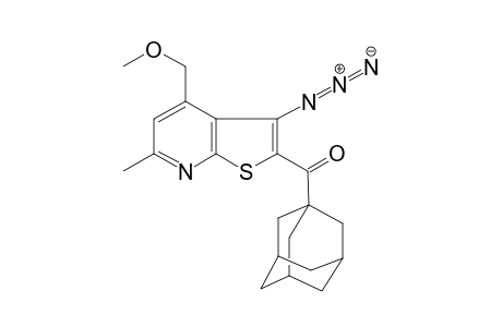 1-Adamantyl-[3-azido-4-(methoxymethyl)-6-methyl-2-thieno[2,3-b]pyridinyl]methanone