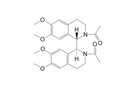 2,2'-bis(Ethanoyl)-6,6',7,7'-tetramethoxy-1,1'-bis(1,2,3,4-tetrahydroisoquinoline)