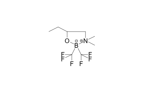 1-Oxa-2-borata-3-azoniacyclopentane, 5-ethyl-3,3-dimethyl-2,2-bis(trifluoromethyl)-