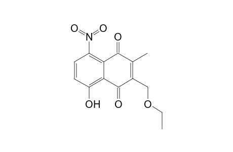3-Ethoxymethyl-8-nitroplumbagin