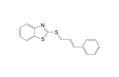 Benzothiazole, 2-[(3-phenyl-2-propenyl)thio]-, (E)-