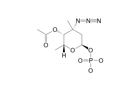 4-O-ACETYL-3-AZIDO-3-C-METHYL-2,3,6-TRIDEOXY-BETA-L-LYXO-HEXOPYRANOSYL-PHOSPHATE