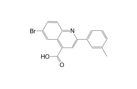 6-bromo-2-(3-methylphenyl)-4-quinolinecarboxylic acid