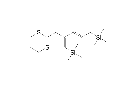 2-[2-(trimethylsilyl)methylene)-5-(trimethylsilyl)pent-3-en-1-yl)]dithiane