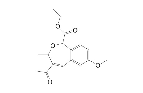 Ethyl 4-Acetyl-1,3-dihydro-7-methoxy-3-methyl-2-benzoxepine-1-carboxylate