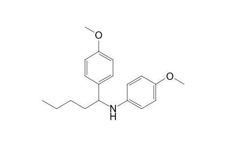 N-(4-Methoxyphenyl)-N-[1-(4-methoxyphenyl)pentyl]amine