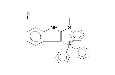 2-METHYLTHIO-3-TRIPHENYLPHOSPHONIUMINDOLE IODIDE