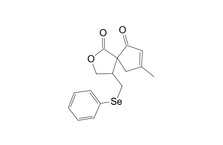 2,2'-Dioxo-5-(phenylseleno)-4''-methyl-3-oxaspiro[4.4]oct-3'-ene