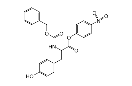 L-(-)-N-carboxytyrosine, N-benzyl p-nitrophenyl ester