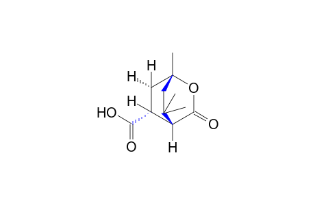 exo-3-oxo-1,8,8-trimethyl-2-oxabicyclo[2.2.2]octane-5-carboxylic acid