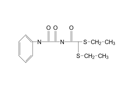 N-glyoxyloyl-N'-phenyloxamide, N-[2-(diethyl mercaptal)]