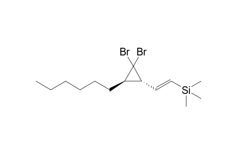 [(E)-2-((1R,3R)-2,2-Dibromo-3-hexyl-cyclopropyl)-vinyl]-trimethyl-silane