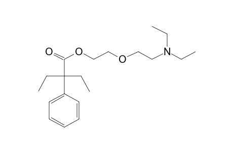 2-[2-(Diethylamino)ethoxy]ethyl 2-ethyl-2-phenylbutanoate