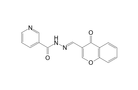 nicotinic acid, [(4-oxo-4H-1-benzopyran-3-yl)methylene]hydrazide