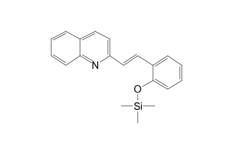 2-[(1E)-2-(2-Quinolinyl)ethenyl]phenol, tms