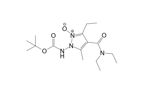 2-[(t-Butoxycarbonyl)amino]-4-[(diethylamino)carbonyl]-5-ethyl-3-methylpyrazole - 1-Oxide