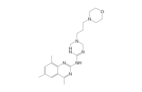 2-quinazolinamine, 4,6,8-trimethyl-N-[1,4,5,6-tetrahydro-5-[3-(4-morpholinyl)propyl]-1,3,5-triazin-2-yl]-